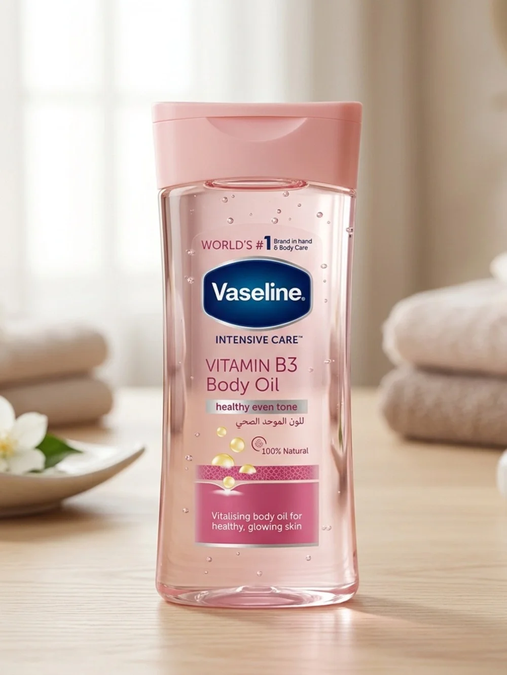 Vaseline Healthy Bright Daily Brightening Lotion & Vitamin B3 Body Oil - Pink